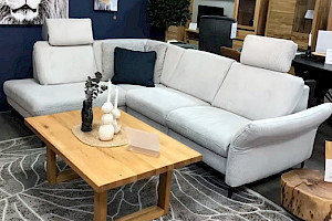 Wohnlandschaft Feincord mit motorischer Relaxfunktion