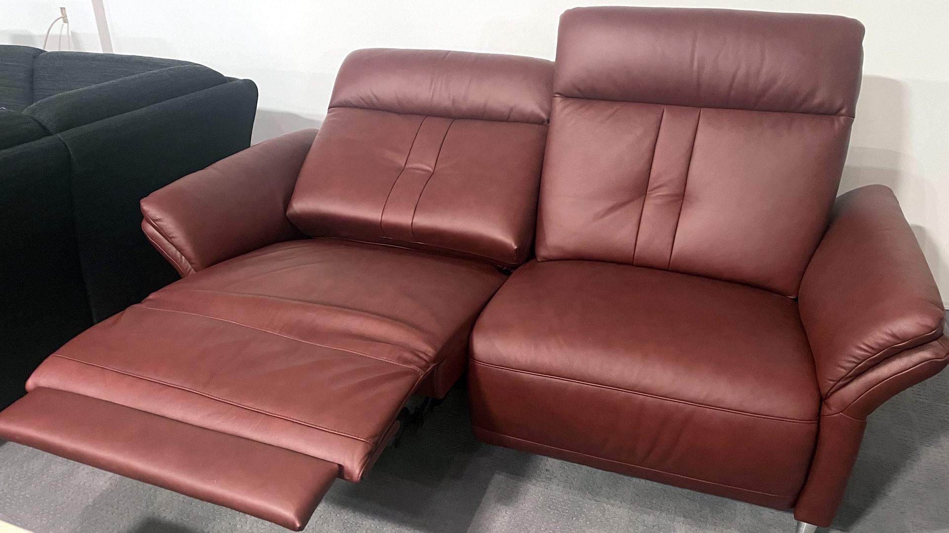 Hochwertige Ledergarnitur