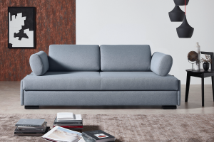 Schlafsofa Z22388 - Stoffbezug, grau