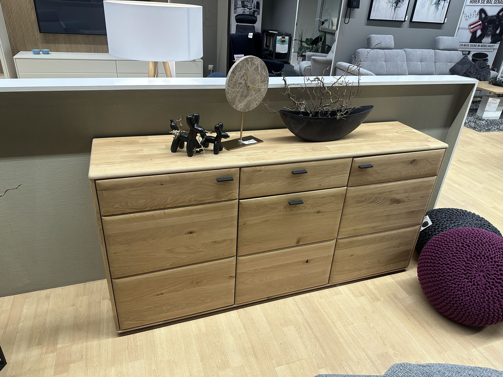 Sideboard Girona, Ast - Balkeneiche massiv
